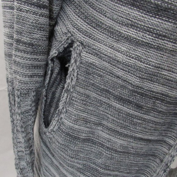 Women's Large Knit Long Sleeve Open Front Cardigan - Picture 3 of 6